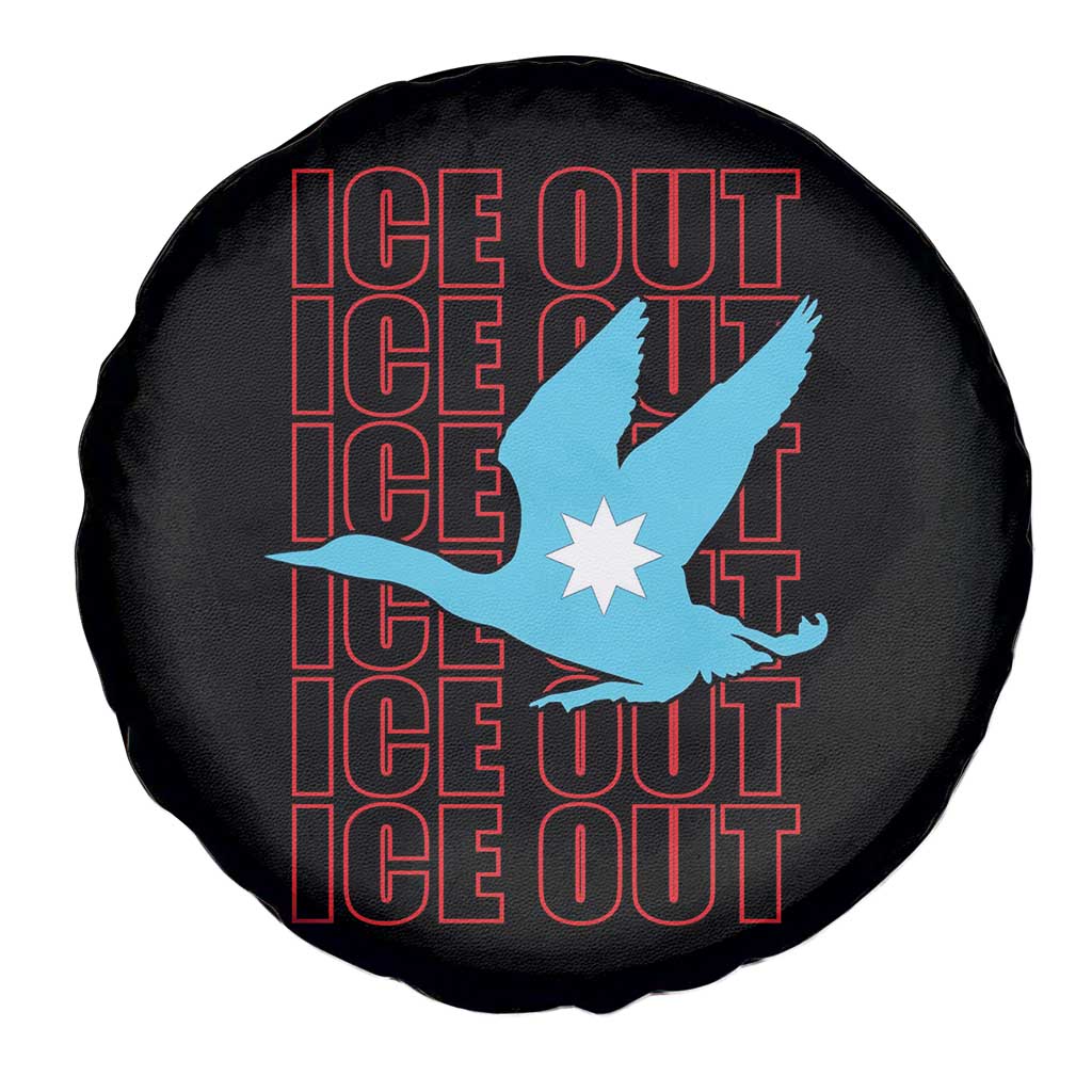 Minnesota Anti ICE Immigration Protest Spare Tire Cover Ice Out TS14 Print Your Wear