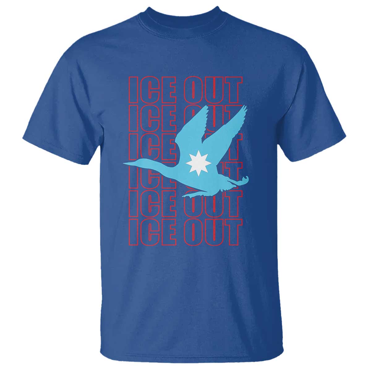 Minnesota Anti ICE Immigration Protest T Shirt Ice Out TS14 Royal Blue Print Your Wear