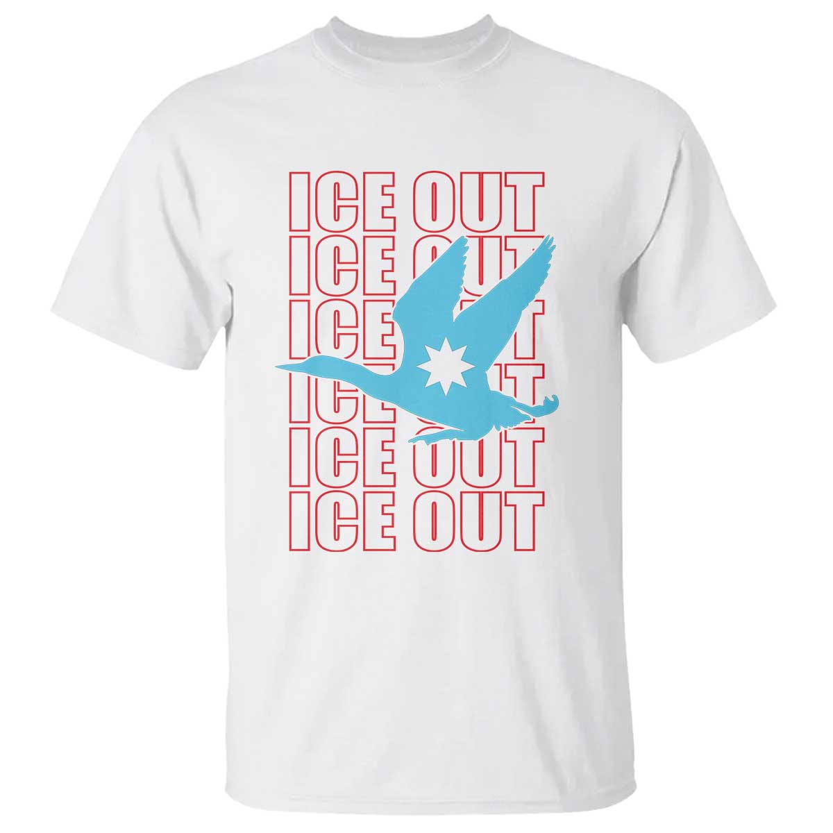 Minnesota Anti ICE Immigration Protest T Shirt Ice Out TS14 White Print Your Wear