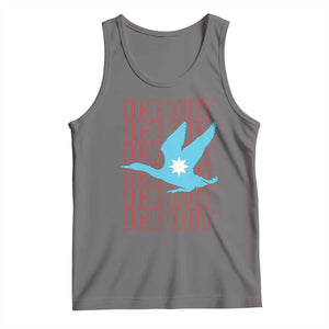 Minnesota Anti ICE Immigration Protest Tank Top Ice Out TS14 Deep Heather Print Your Wear