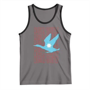 Minnesota Anti ICE Immigration Protest Tank Top Ice Out TS14 Deep Heather Black Print Your Wear
