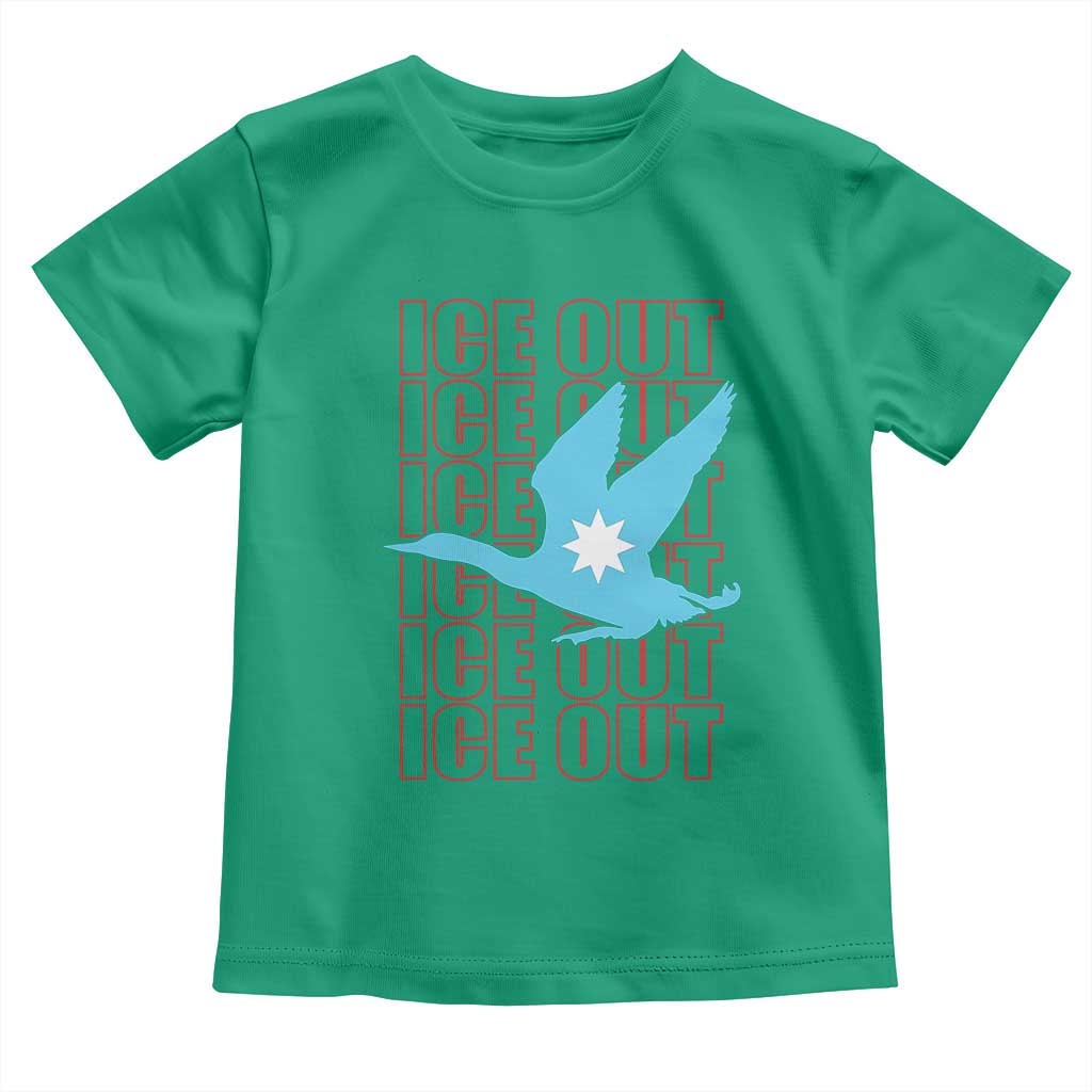 Minnesota Anti ICE Immigration Protest Toddler T Shirt Ice Out TS14 Irish Green Print Your Wear