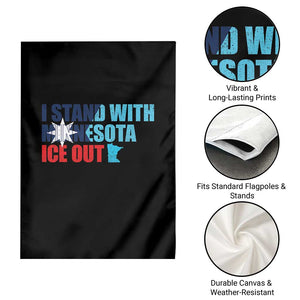 I Stand With Minnesota Garden Flag Minnesota Resist Anti ICE Immigration Protest TS14 Print Your Wear