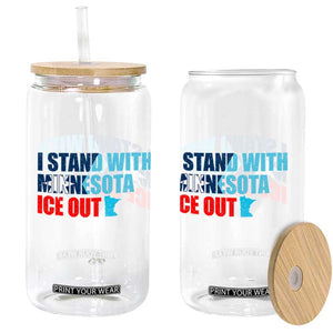 I Stand With Minnesota Glass Can Minnesota Resist Anti ICE Immigration Protest TS14 Print Your Wear