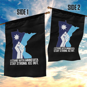 I Stand With Minnesota Garden Flag Minnesota Flag Anti ICE Immigration Protest Resist TS14 Print Your Wear