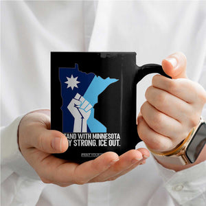 I Stand With Minnesota Coffee Mug Minnesota Flag Anti ICE Immigration Protest Resist TS14 Print Your Wear