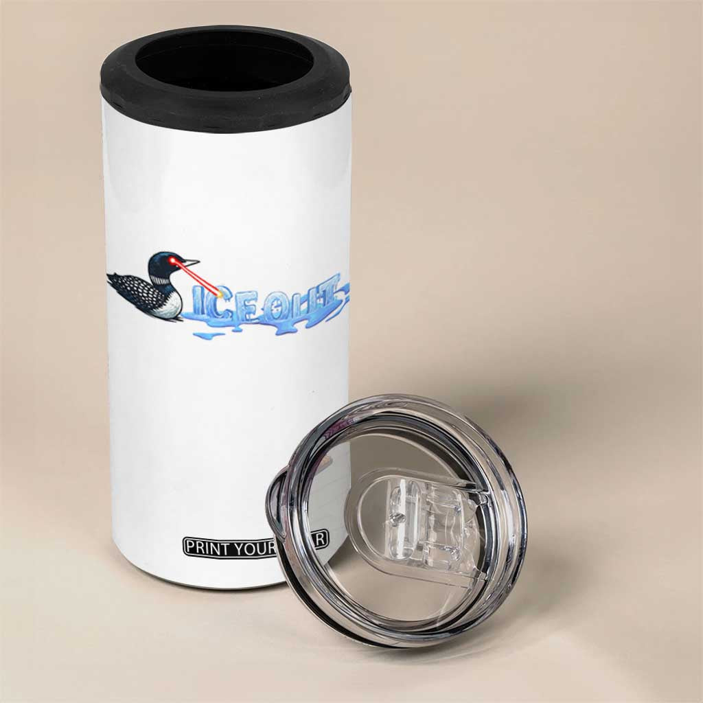 Ice Out 4 in 1 Can Cooler Tumbler Minnesota Resist Anti ICE Immigration Protest TS14 Print Your Wear