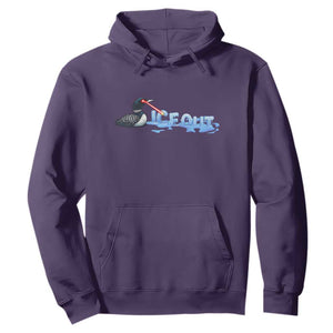 Ice Out Hoodie Minnesota Resist Anti ICE Immigration Protest TS14 Purple Print Your Wear
