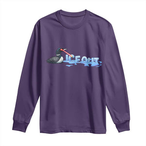 Ice Out Long Sleeve Shirt Minnesota Resist Anti ICE Immigration Protest TS14 Purple Print Your Wear