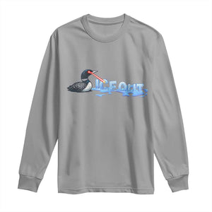 Ice Out Long Sleeve Shirt Minnesota Resist Anti ICE Immigration Protest TS14 Sport Gray Print Your Wear
