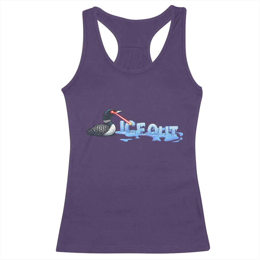 Ice Out Racerback Tank Top Minnesota Resist Anti ICE Immigration Protest TS14 Purple Print Your Wear
