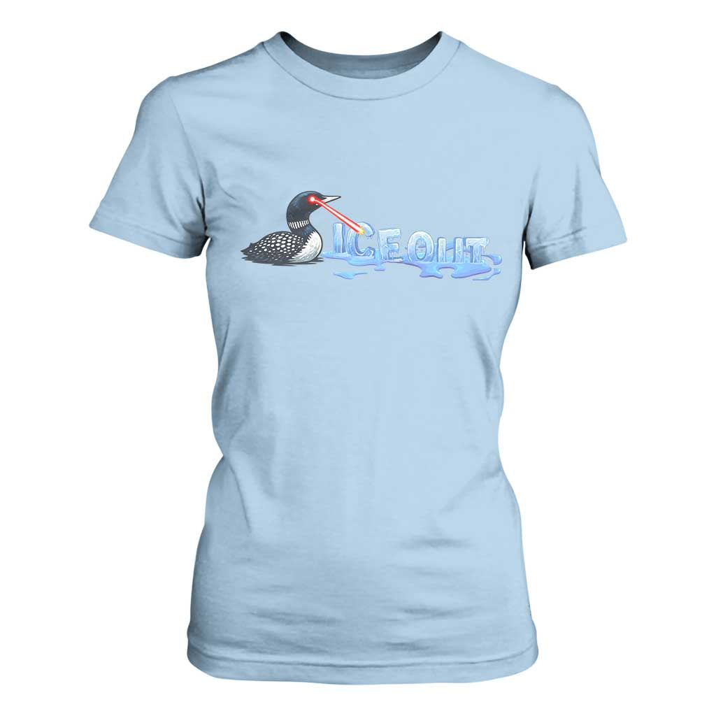 Ice Out T Shirt For Women Minnesota Resist Anti ICE Immigration Protest TS14 Light Blue Print Your Wear