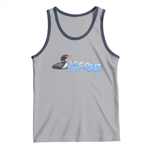 Ice Out Tank Top Minnesota Resist Anti ICE Immigration Protest TS14 Athletic Heather Navy Print Your Wear
