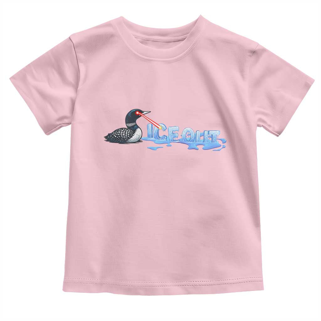 Ice Out Toddler T Shirt Minnesota Resist Anti ICE Immigration Protest TS14 Light Pink Print Your Wear