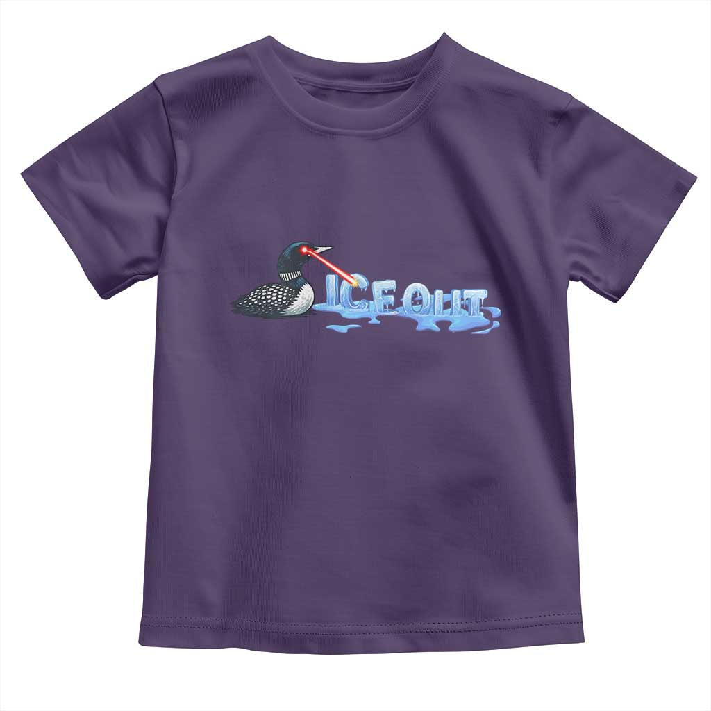 Ice Out Toddler T Shirt Minnesota Resist Anti ICE Immigration Protest TS14 Purple Print Your Wear