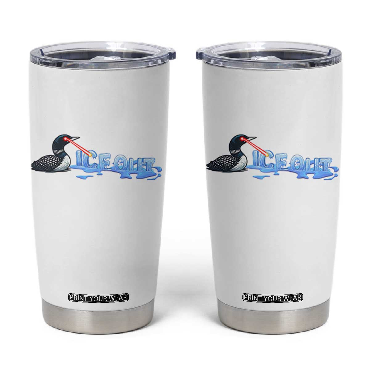Ice Out Tumbler Cup Minnesota Resist Anti ICE Immigration Protest TS14 White Print Your Wear