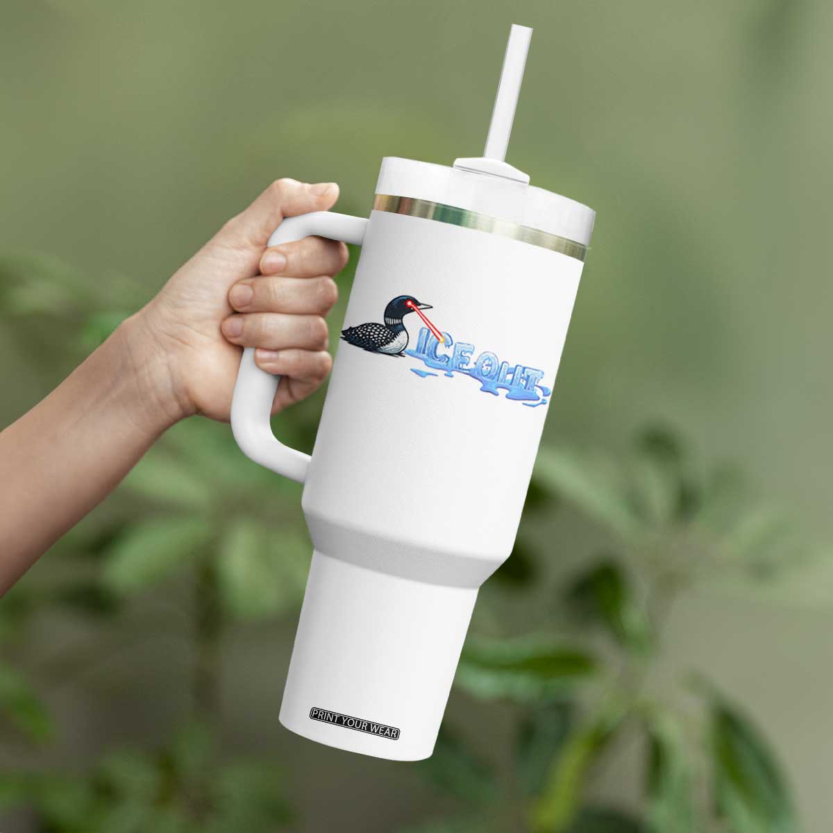 Ice Out Tumbler With Handle Minnesota Resist Anti ICE Immigration Protest TS14 Print Your Wear
