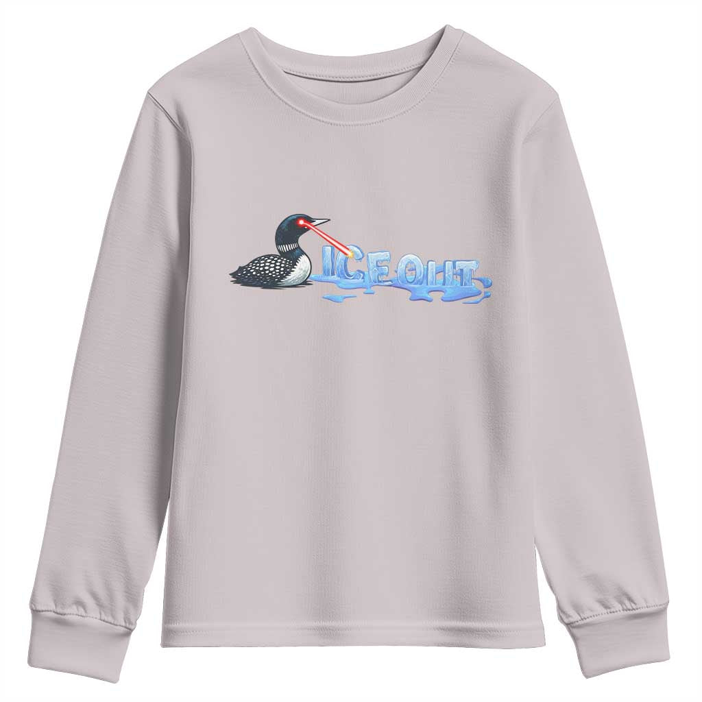 Ice Out Youth Sweatshirt Minnesota Resist Anti ICE Immigration Protest TS14 Ice Gray Print Your Wear