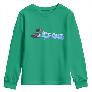 Ice Out Youth Sweatshirt Minnesota Resist Anti ICE Immigration Protest TS14 Irish Green Print Your Wear