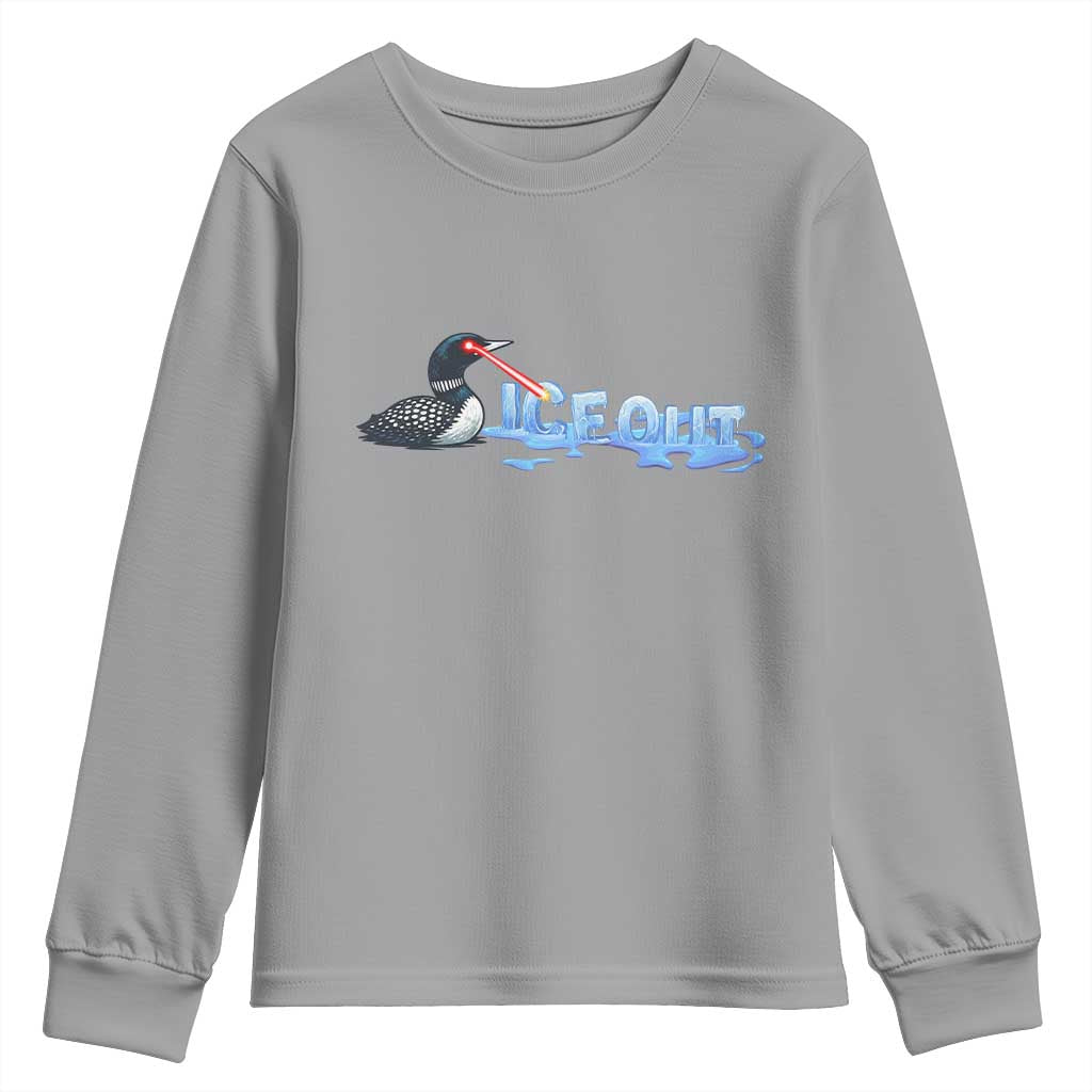 Ice Out Youth Sweatshirt Minnesota Resist Anti ICE Immigration Protest TS14 Sport Gray Print Your Wear