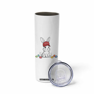 Funny Easter Bunny Wearing Hat American Skinny Tumbler TS14 Print Your Wear