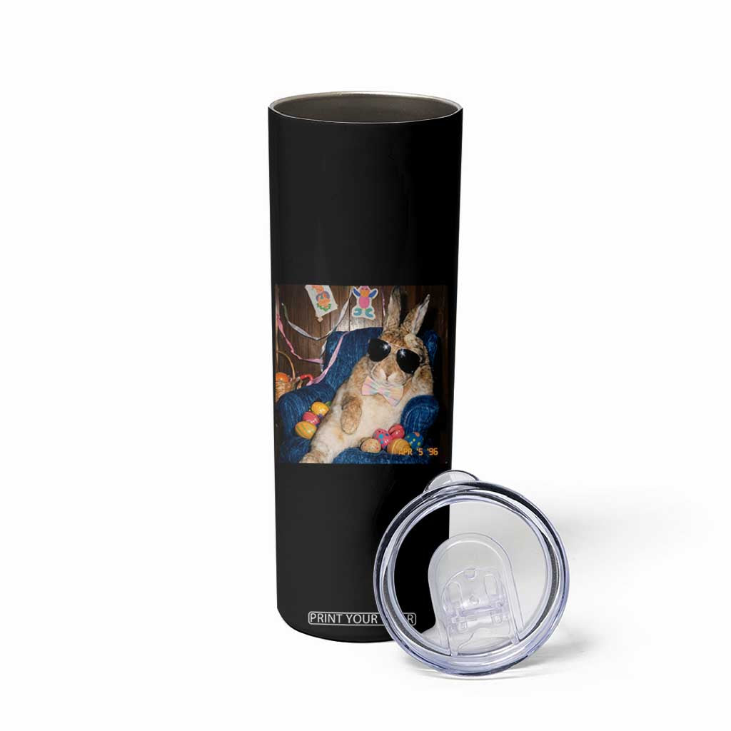 Funny Easter Bunny Sunglasses Graphic Skinny Tumbler TS14 Print Your Wear