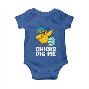 Easter Chicks Dig Me Baby Onesie Cute Chicken Dabbing Egg Hunt Toddler TS14 Royal Blue Print Your Wear