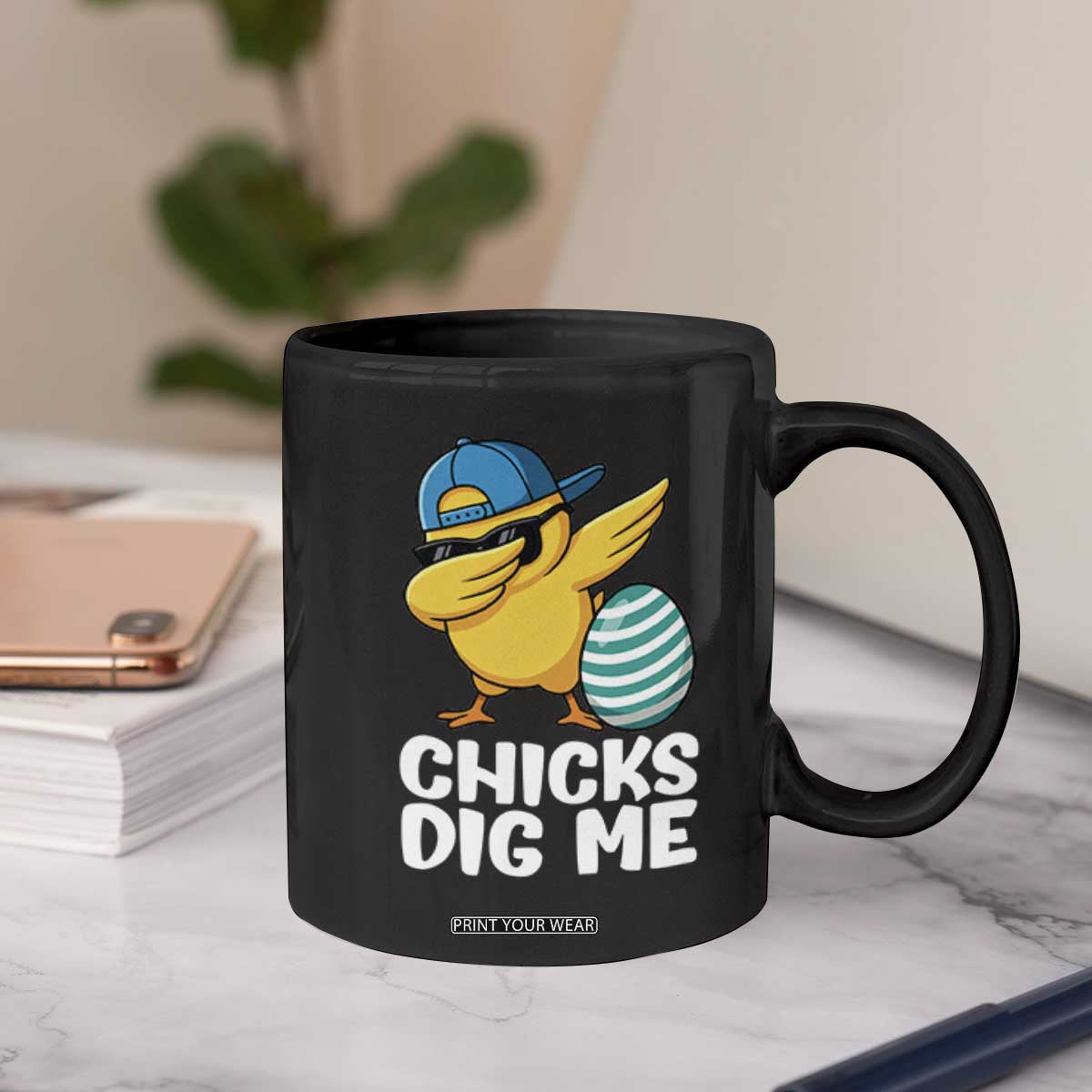 Easter Chicks Dig Me Coffee Mug Cute Chicken Dabbing Egg Hunt Toddler TS14 Print Your Wear