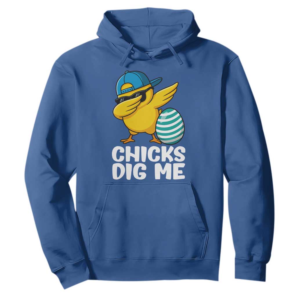 Easter Chicks Dig Me Hoodie Cute Chicken Dabbing Egg Hunt Toddler TS14 Royal Blue Print Your Wear