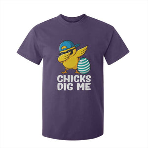 Easter Chicks Dig Me T Shirt For Kid Cute Chicken Dabbing Egg Hunt Toddler TS14 Purple Print Your Wear