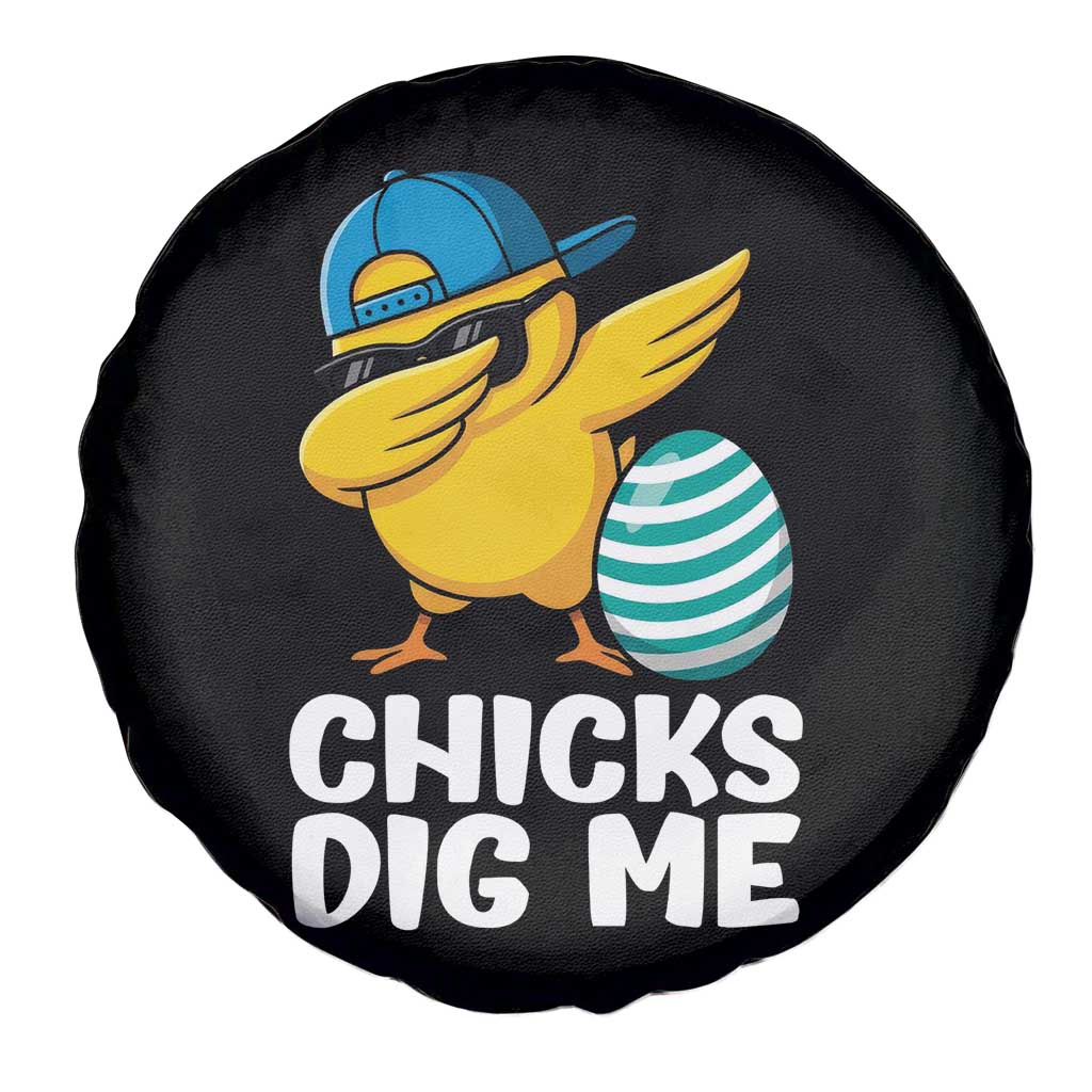 Easter Chicks Dig Me Spare Tire Cover Cute Chicken Dabbing Egg Hunt Toddler TS14 Print Your Wear