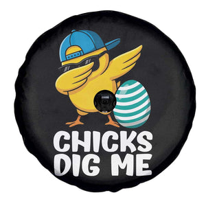 Easter Chicks Dig Me Spare Tire Cover Cute Chicken Dabbing Egg Hunt Toddler TS14 Print Your Wear