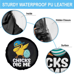 Easter Chicks Dig Me Spare Tire Cover Cute Chicken Dabbing Egg Hunt Toddler TS14 Print Your Wear