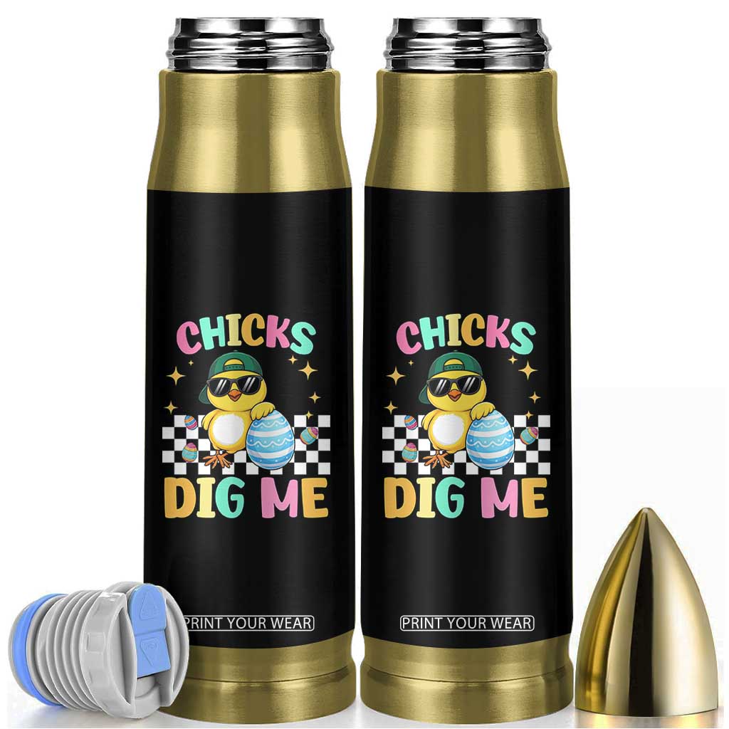 Chicks Dig Me Bullet Tumbler Funny Easter Chick TS14 Black Print Your Wear