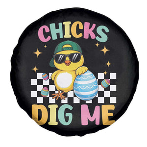 Chicks Dig Me Spare Tire Cover Funny Easter Chick TS14 Print Your Wear