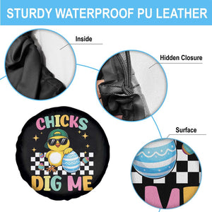 Chicks Dig Me Spare Tire Cover Funny Easter Chick TS14 Print Your Wear