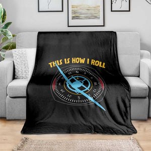 Funny Pilot Aviation Airplane Throw Blanket This Is How We Roll TS14 Print Your Wear