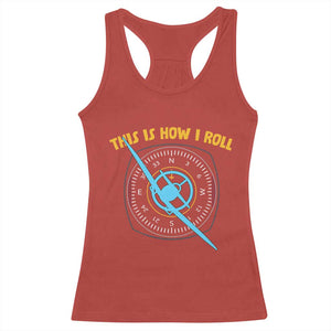 Funny Pilot Aviation Airplane Racerback Tank Top This Is How We Roll TS14 Red Print Your Wear