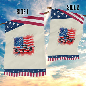 Pilot Airplane Patriotic American Flag Plane Aviation Garden Flag TS14 Print Your Wear