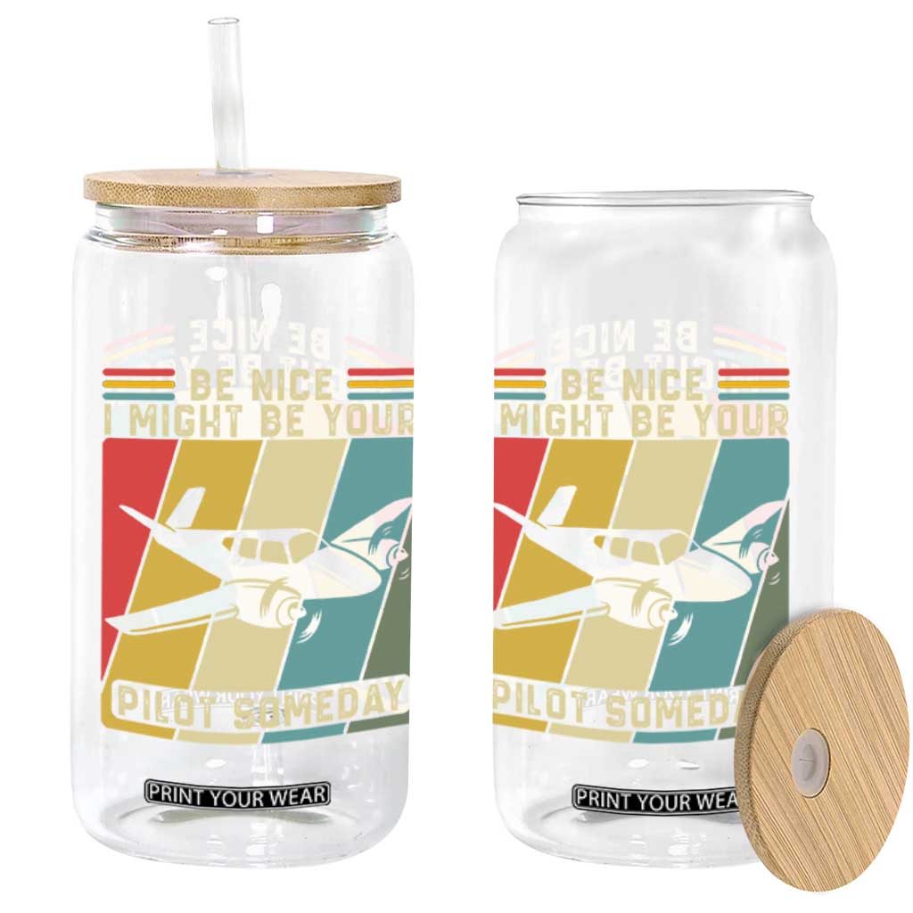 Funny Aviation Pilot Glass Can Be Nice I Might Be Your Piolot Someday TS14 Print Your Wear