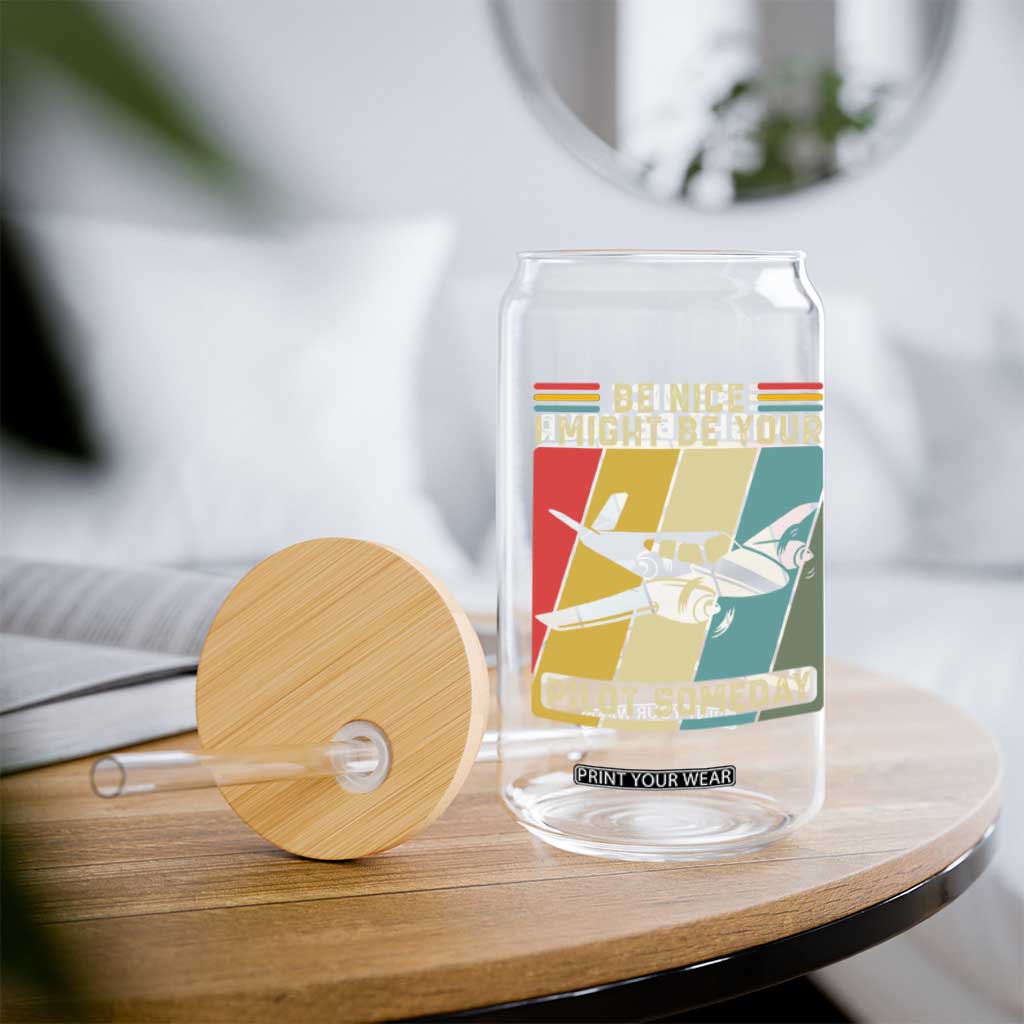 Funny Aviation Pilot Glass Can Be Nice I Might Be Your Piolot Someday TS14 Print Your Wear