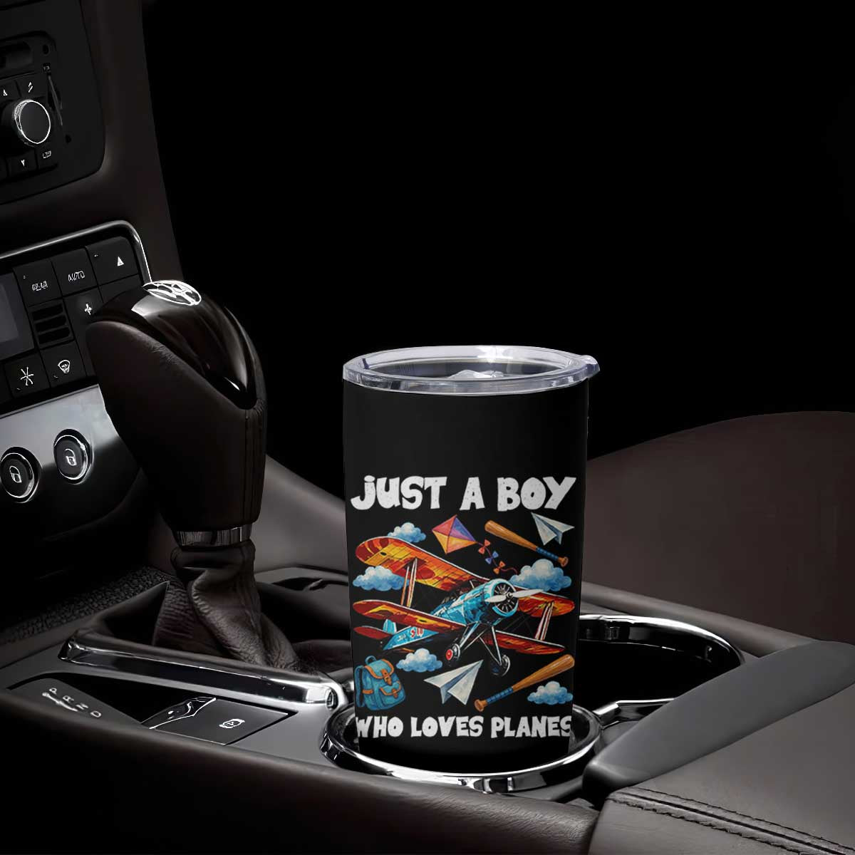 Funny Pilot Airplane Lovers Tumbler Cup Just A Boy Who Loves Planes TS14 Print Your Wear