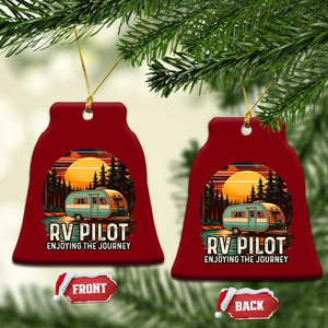 RV Pilot Enjoying The Journey Ceramic Ornament Funny Camping Lover TS14 Print Your Wear