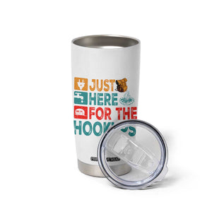 RV Camping Caravan Motorhome Tumbler Cup Just Here For The Hookups TS14 Print Your Wear