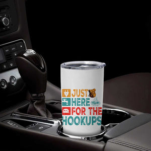 RV Camping Caravan Motorhome Tumbler Cup Just Here For The Hookups TS14 Print Your Wear