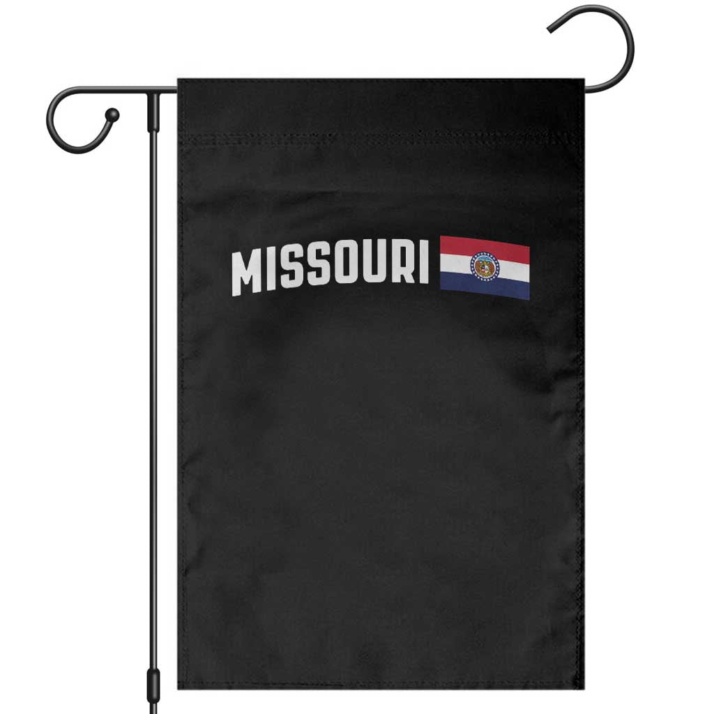 Missouri Missourian MO State Flag Garden Flag TS14 Black Print Your Wear