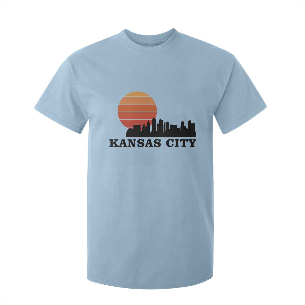 Kansas City Missouri Retro 80s Style T Shirt For Kid TS14 Light Blue Print Your Wear