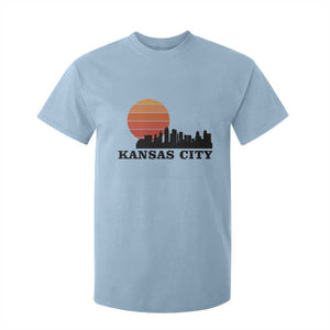 Kansas City Missouri Retro 80s Style T Shirt For Kid TS14 Light Blue Print Your Wear