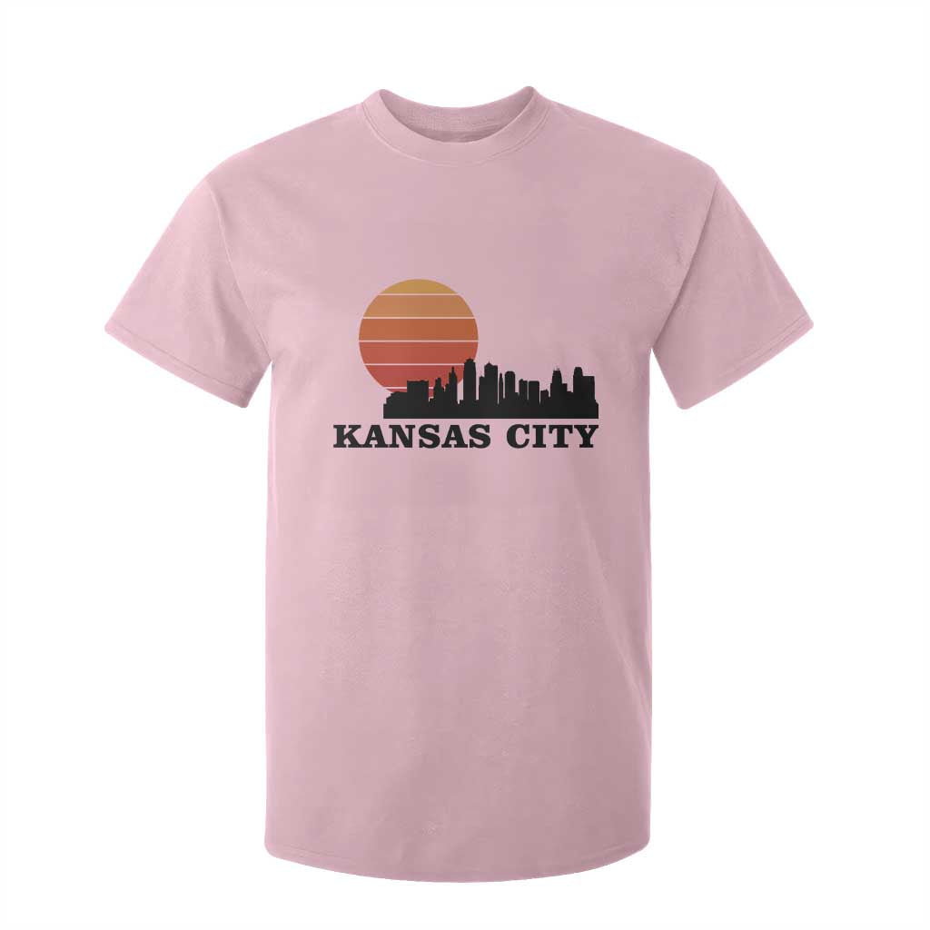 Kansas City Missouri Retro 80s Style T Shirt For Kid TS14 Light Pink Print Your Wear