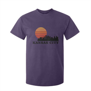 Kansas City Missouri Retro 80s Style T Shirt For Kid TS14 Purple Print Your Wear